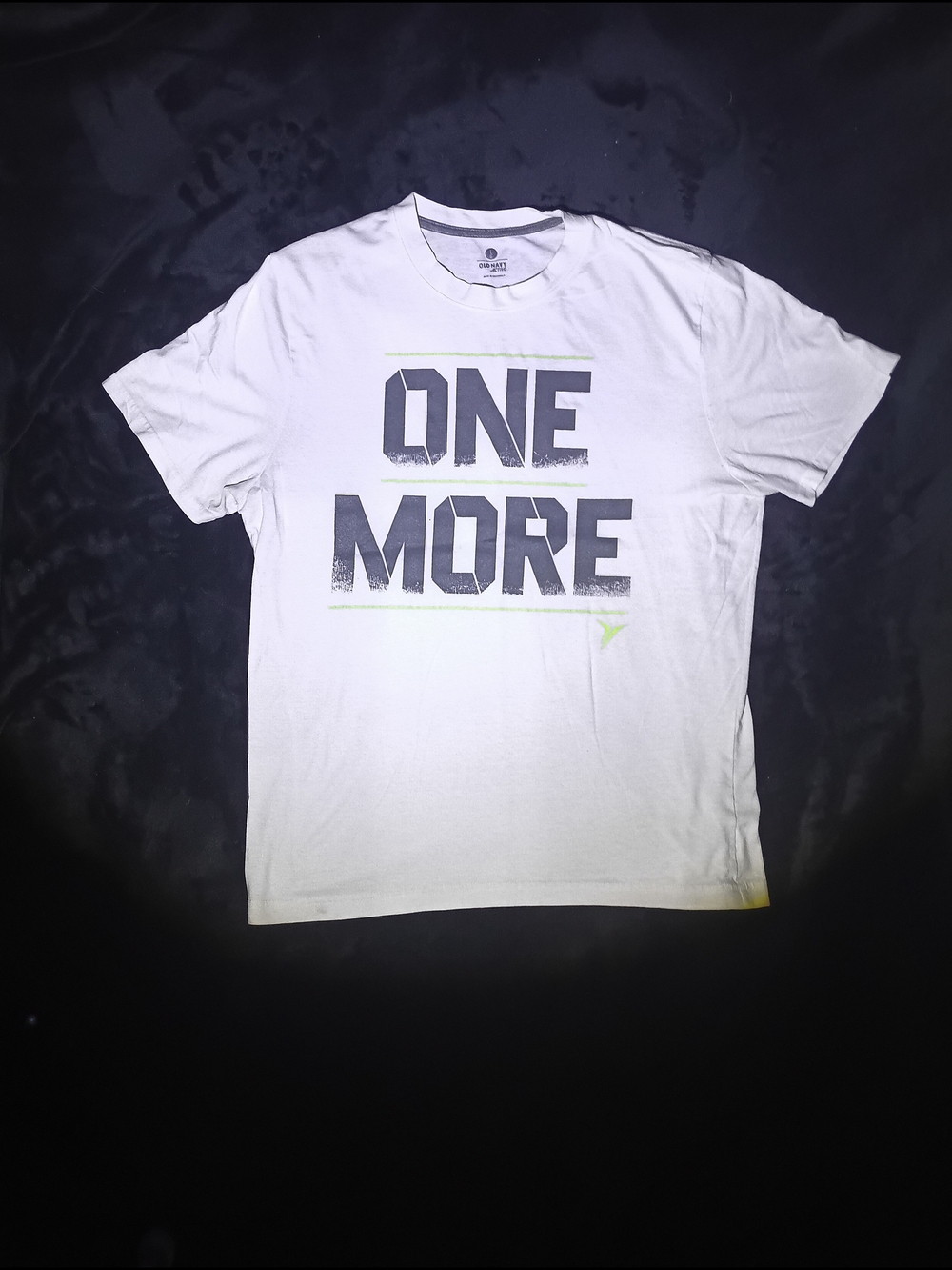 Men's White 'ONE MORE' Graphic Tee
